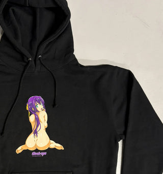 Hook Ups Skateboards Hoody Misaki Black