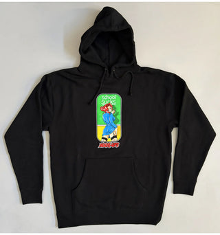 Hook Ups Skateboards Hoody School Sucks Black