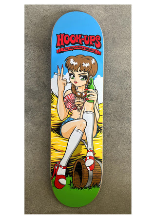 Hook Ups Skateboard Deck Mary Jane 8.25"