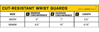 Howies Hockey Tape Cut-Resistant Wrist Guards Senior