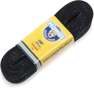 Howies Hockey Skate Laces Waxed Black 108" (Senior 8-10)