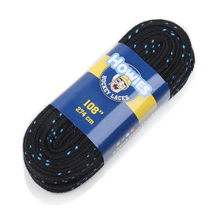 Howies Hockey Skate Laces Cloth Black 72" (Youth 8 - Junior 3)