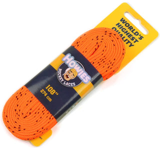 Howies Hockey Skate Laces Cloth Orange 108" (Senior 8-10)