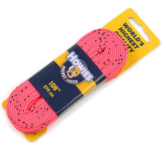 Howies Hockey Skate Laces Cloth Pink 96" (Senior 6-8)