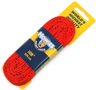 Howies Hockey Skate Laces Cloth Red 72" (Youth 8 - Junior 3)
