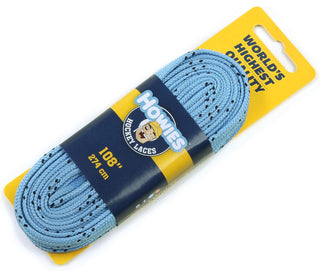 Howies Hockey Skate Laces Cloth Sky Blue 108" (Senior 8-10)
