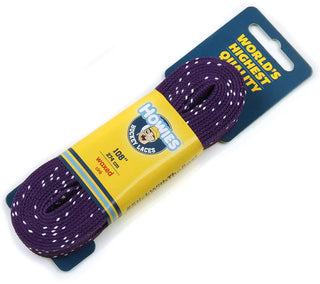 Howies Hockey Skate Laces Waxed Purple 72" (Youth 8 - Junior 3)