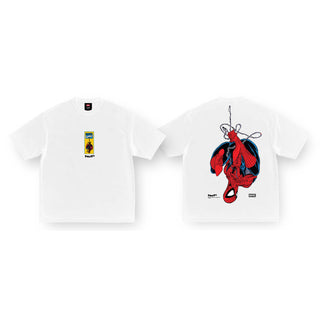 Huf x Spiderman Shirt Upside Down Size White