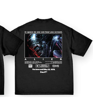 Huf X Aliens Shirt Scream Size Black