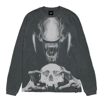 Huf X Aliens Longsleeve Xenomorph Thermal Size Vintage Black