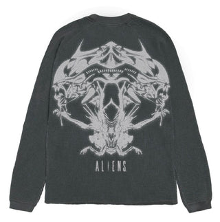 Huf X Aliens Longsleeve Xenomorph Thermal Size Vintage Black