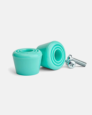 Impala Rollerskates 2-Pack Quad Stoppers with Bolts Aqua