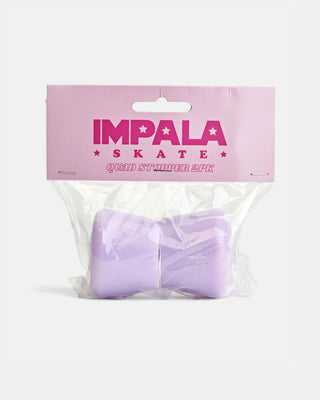 Impala Rollerskates 2-Pack Quad Stoppers with Bolts Pastel Lilac