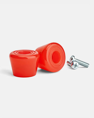 Impala Rollerskates 2-Pack Quad Stoppers with Bolts Red