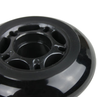 Player's Choice Outdoor Inline Skate Wheels - 76mm 89A Black (8-Pack)