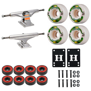 Independent Skateboard Trucks 144 (8.25")Powell Dragon Formula 54mmx34mm Package