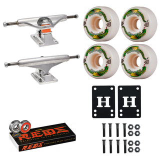 Independent Skateboard Trucks 139 (8.0") Powell Dragon Formula 52mmx31mm, Reds