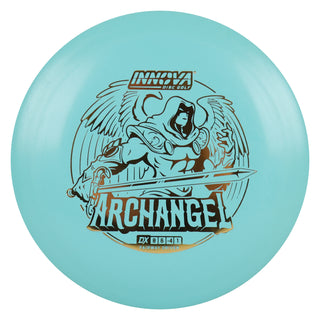 Innova Disc Golf DX Archangel Fairway Driver 8/6/-4/1 Teal/Gold 152 grams