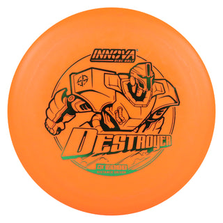 Innova Disc Golf DX Destroyer Distance Driver 12/5/-1/3 Orange/Green 171 grams