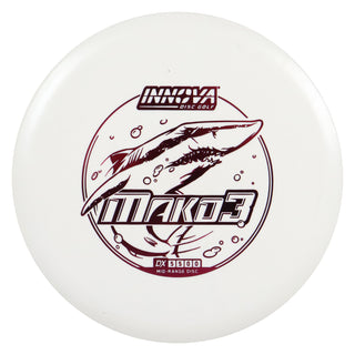 Innova Disc Golf DX Mako3 Midrange Disc 5/5/0/0 White/Magenta 167 grams