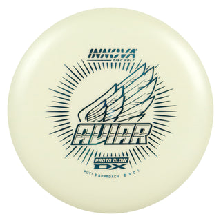 Innova Disc Golf Proto Glow DX Aviar Putter 2/3/0/1 Glow/Turquoise 172 grams