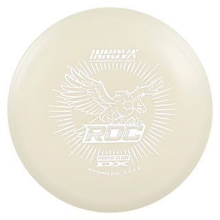 Innova Disc Golf Proto Glow DX Roc Midrange 4/4/0/3 Glow/White 180 grams