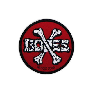 Powell Peralta Skateboard Patch 3" Cross Bones Embroidered Iron /Sew On