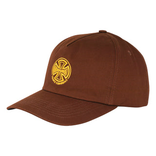 Independent Trucks Hat Truck Co Legacy Cross Snapback Brown