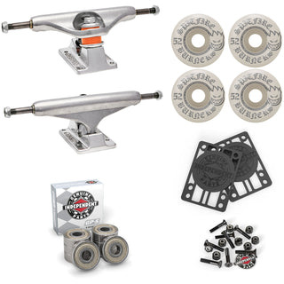Independent X Spitfire Skateboard Trucks Wheels Bearings and Hardware Kit