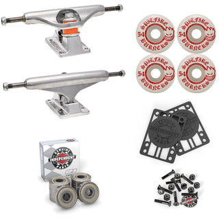 Independent X Spitfire Skateboard Trucks Wheels Bearings and Hardware Kit