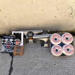 Independent X Spitfire Skateboard Trucks Wheels Bearings and Hardware Kit