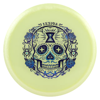 Innova Disc Golf Halloween 2026 Proto Glow Champion Arachnid Blue Metallic 167 grams