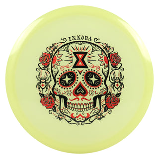 Innova Disc Golf Halloween 2026 Proto Glow Champion Arachnid Red Shimmer 180 grams