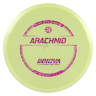 Innova Disc Golf Proto Glow Champion Arachnid Midrange 5/6/-1/1 Magenta Shatter 169 grams