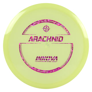 Innova Disc Golf Proto Glow Champion Arachnid Midrange 5/6/-1/1 Magenta Shatter 180 grams