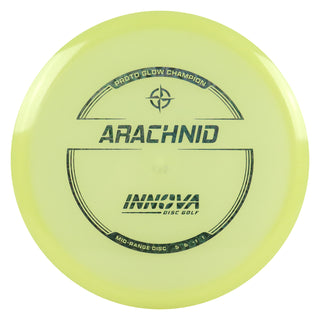 Innova Disc Golf Proto Glow Champion Arachnid Midrange 5/6/-1/1 Black Prisms 173 grams