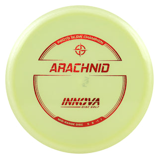 Innova Disc Golf Proto Glow Champion Arachnid Midrange 5/6/-1/1 Red Shimmer 169 grams