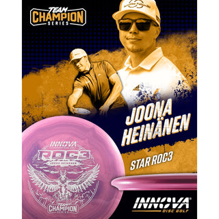 Innova Disc Golf Team Champion Series Joona Heinanen Star Roc3 5/4/0/3 Grey Swirl/White 180 grams
