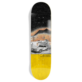 Jacuzzi Skateboard Deck Bryan Herman Guest Fire Bird Yellow 8.25" x 32"