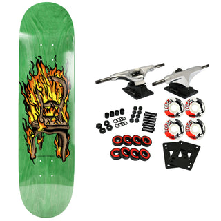 Jacuzzi Skateboard Complete Chair on Fire Twin Tail 8.25" x 31.5"