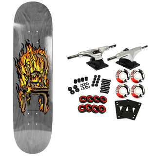 Jacuzzi Skateboard Complete Chair on Fire Twin Tail 8.5" x 32.325"