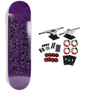 Jacuzzi Skateboard Complete Ice Font Jet Ski Purple 8.25" x 31.3"
