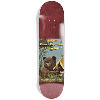 Jacuzzi Skateboard Deck Jackson Pilz Storybook Maroon 9.0" x 32.1"
