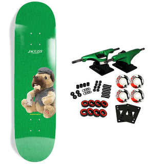 Jacuzzi Skateboard Complete Michael Pulizzi Hold Em Green 8.375" x 32.1"