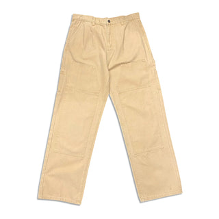 Jacuzzi Unlimited Skateboards Pants Double Knee Carpenter Tan