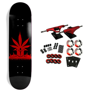 Jacuzzi Skateboard Complete Weedstar Black/Red 8.25" x 31.5"