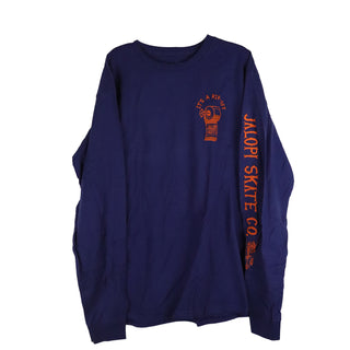 Anti Hero Skateboards Longsleeve Shirt Jalopi Ripoff Navy/Orange