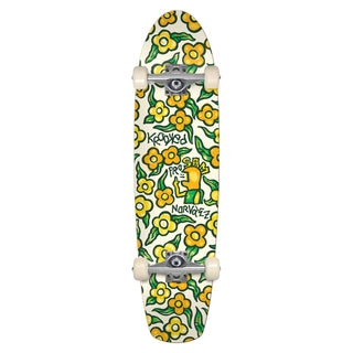 Krooked Skateboard Sam Narvaez Flowers Zip Zinger 7.75" x 30"