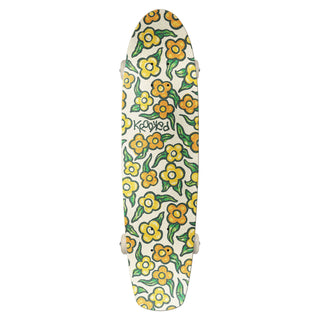Krooked Skateboard Sam Narvaez Flowers Zip Zinger 7.75" x 30"
