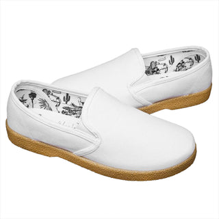 Kingston Union Vegan Shoes The Wino Slip-On White/Gum Sean Wheeler Mens